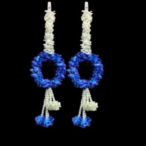 Image of a wall decoration - Diwali decoration hangings - Blue color