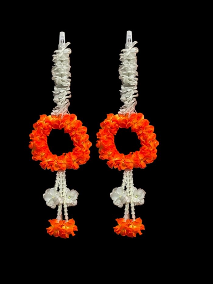 Image of a wall decoration - Diwali decoration hangings - Orange color