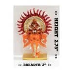 Ganesha Car dashboard statue - dimensions