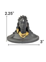 Dimensions mentioned on the Image of Adiyogi - Shiva Car dashboard Idol for sale in Canada and the US