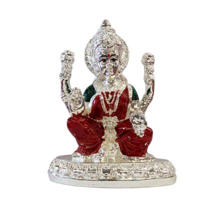 Image of Pure silver plated Lakshmi Idol for sale in Canada and US.