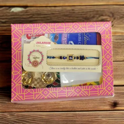 Evil eye Rakhi Hamper with Lindt Chocolates | D33