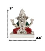 Image with dimensions of Car Dashboard Idol of Lord Ganesh