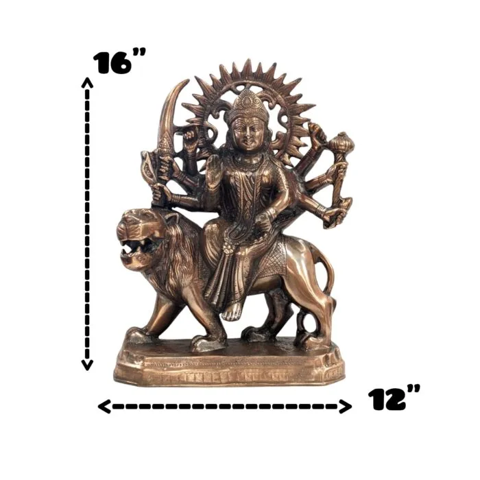 Goddess Maa Durga Idol-16 inch - Image 2