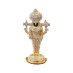 Image of balaji standing with white stone, Perfect for Home mandir and Car Dashboard Idol