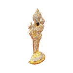 Side view Image of balaji standing with white stone, Perfect for Home mandir and Car Dashboard Idol