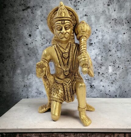 Brass hanuman statue available for sale in Canada and USA