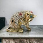 Studded Brass Cat