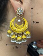 Ethnic gold plated Earrings -35 - Image 2