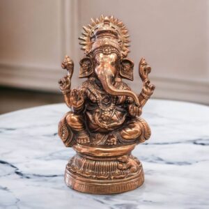 Image of a Large Metal Ganesha Statue for Sale in Canada and the USA