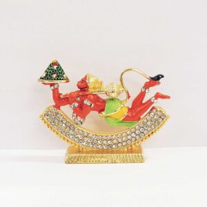 hanuman with sanjeevani car dashboard idol