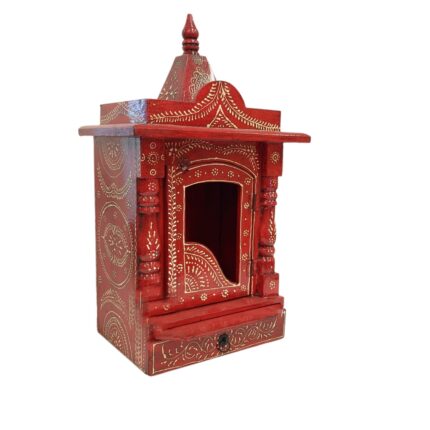 Wooden Temple for Home | Rajasthani Style Pooja Mandir