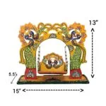 Handmade Laddu Gopal Jhula-13inch - Image 2