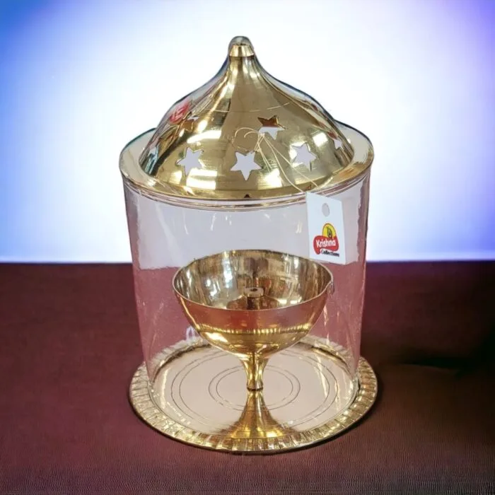 Brass akhand jyot-5inch - Image 4