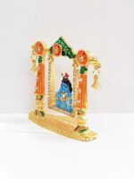side view image of krishna on jhula car dashboard Idol