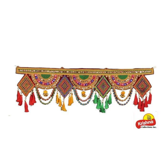 Image of a Fancy handcrafted Jaipuri Toran - Diwali Decoration in Canada and the US