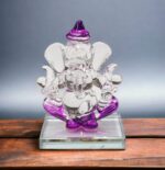 Image of a Glass crystal Ganesha Car Dashboard Idol for sale in Canada and the US