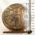 Steel Tongue drum - 10 Inches - 7 chakra - Image 3