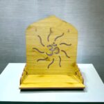 Wall mounted Home temple with Om | Wall mountable temple
