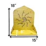 Wall mounted Home temple with Om | Wall mountable temple