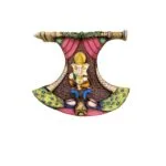 Ganesha polyresin (fiber) Wall Hanging - 1247 - Image 3