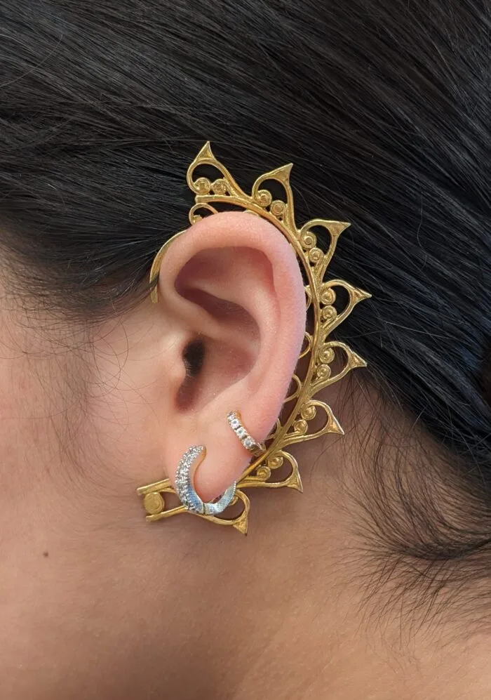 Brass ear cuffs - GB8 - Image 1