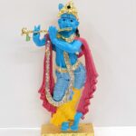 image of krishna playing flute car dashboard idol in canada and the US