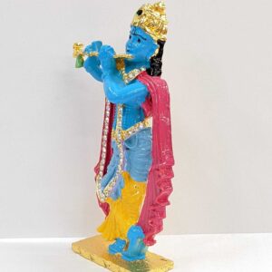 side view image of krishna playing flute car dashboard idol in canada and the US