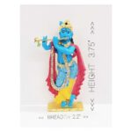 dimensions of image of krishna playing flute car dashboard idol in canada and the US