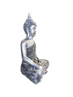 Nag Buddha Idol - Silver Antique - 25 inch - Image 2