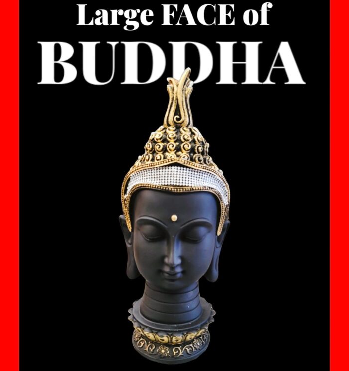 Image of a Large size face of Buddha on Lotus