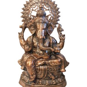 Large metal Ganesha 34 inches tall , for sale in Canada and the US.