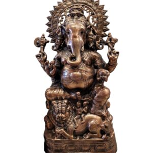 Large metal Ganesha 35 inches tall , for sale in Canada and the US.