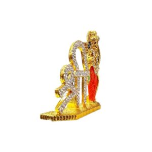 side view Shri ram Car dashboard Idol