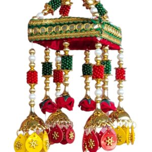 Diwali Decoration - Pearl chandelier colorful