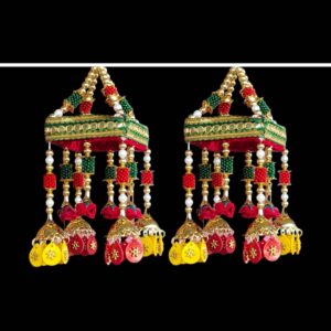 Diwali Decoration - Pearl chandelier colorful