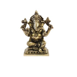 Brass statue of Lord Ganesha for sale in Canada and US