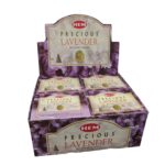 Hem presents Precious Lavender Incense Cones Jumbo Box