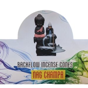 Goloka Backflow Incense Cones Box - Nagchampa