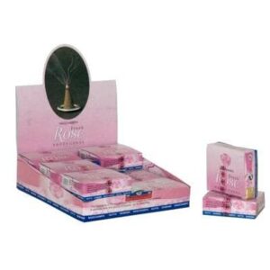 wholesale box of Satya Rose flavored Incense cones Box