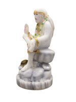 Shirdi Sai Baba Statue-White-7inch - Image 3