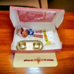 Ganesh Rakhi hamper with lindor chocolates