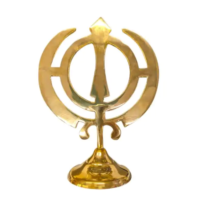 Brass Khanda Sahib - X Large - 13 inch - Image 3