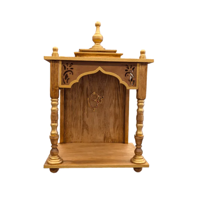 Wooden home Temple -25 inch | Mandir for Home
