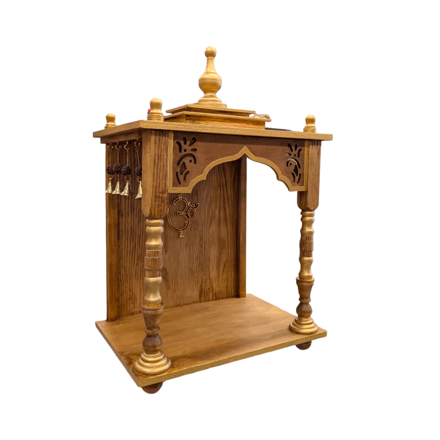 Wooden home Temple -25 inch | Mandir for Home