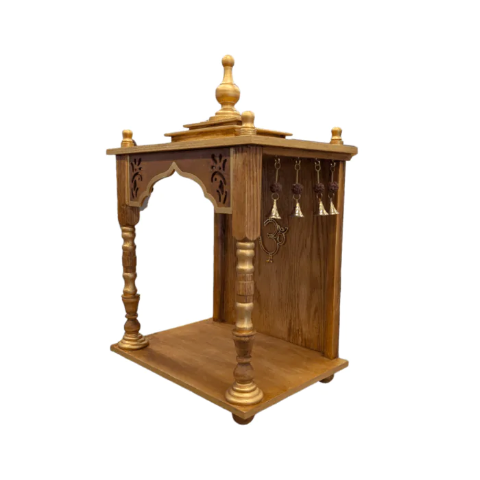 Wooden home Temple -25 inch | Mandir for Home