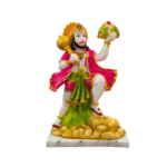 Large Hanuman Idol - Pink green - 15 Inch - Image 4
