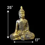 Nag Buddha Golden Antique - 25 inch - Image 2