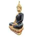 Meditating Buddha - Black Gold