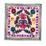Set of 2-Wool Embroidery Cushion Covers-AG - Image 3
